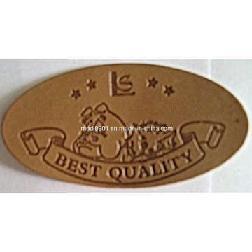 Leather Patch - Garment Accessory Custom Private Brand Name Logo Jeans Leather Label Patch